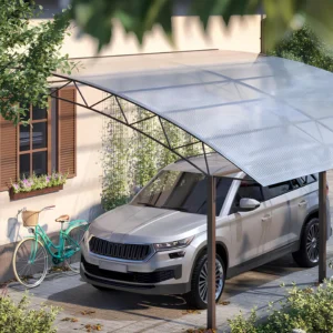 Сотовый поликарбонат на навес, прозрачный